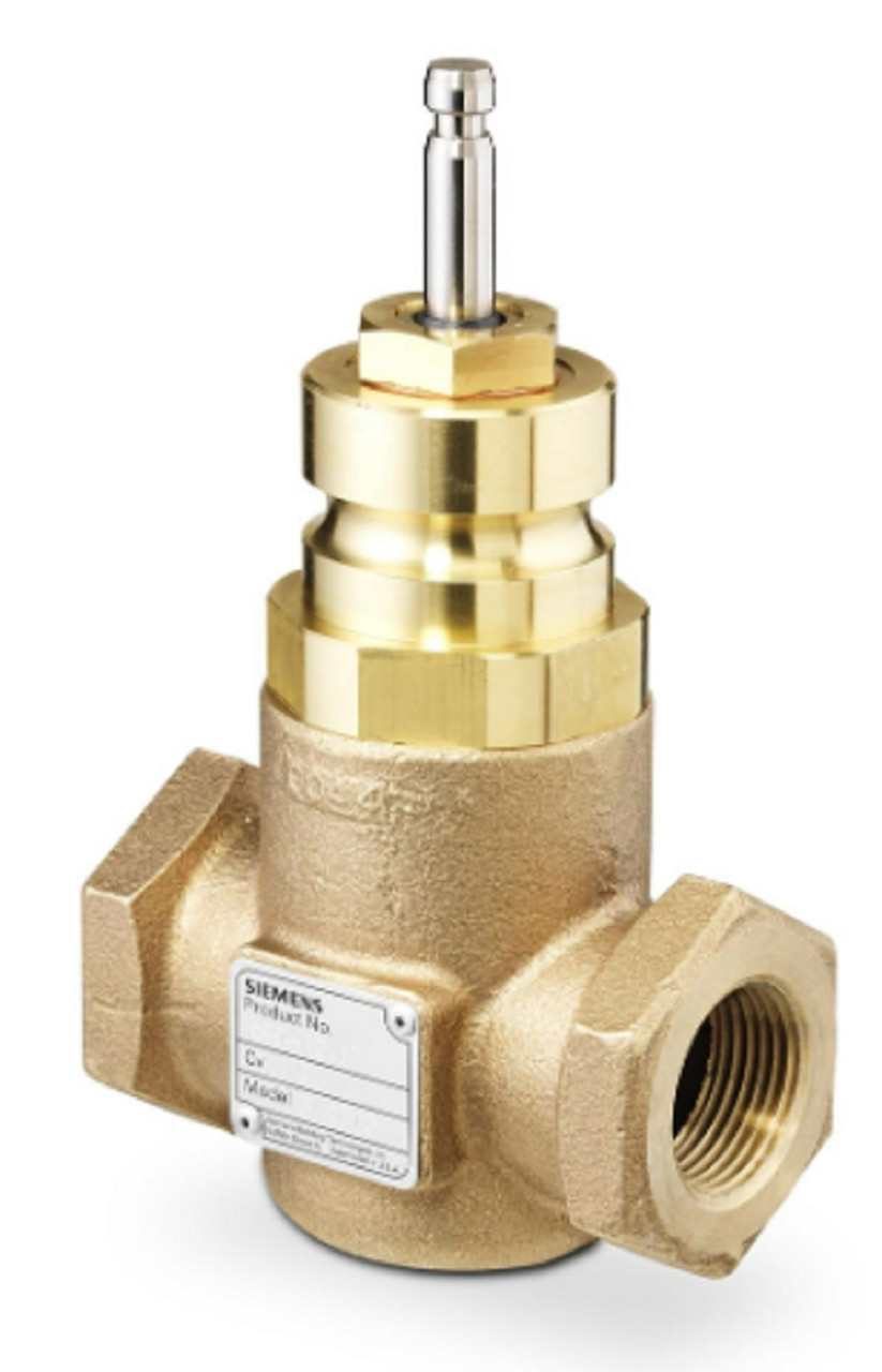 Siemens #599-03167, 2-Way 1" Flowrite Valve, Cv 10, Normally Open, Equal, F x F, NEW
