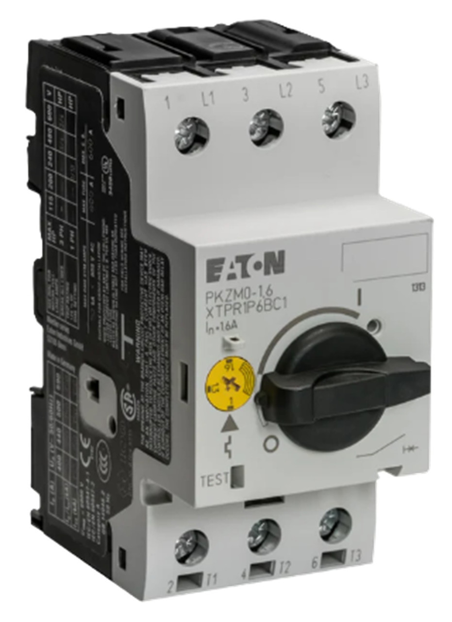 Eaton #XTPR1P6BC1, PR Rotary Manual Motor Protectors, 1-1.6A Overload, NEW