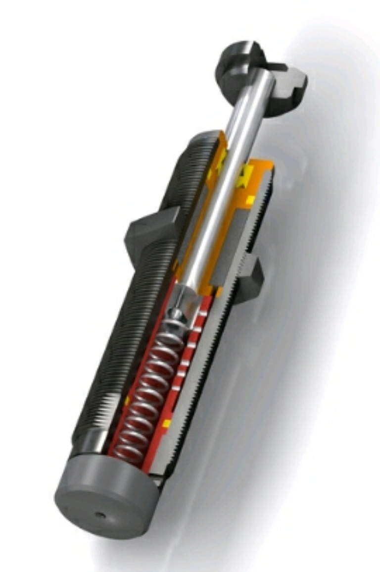 Ace Controls #MA600M, Shock Absorber, Adj Energy Cap 600 in-lbs/Cycle Stroke 1", NEW