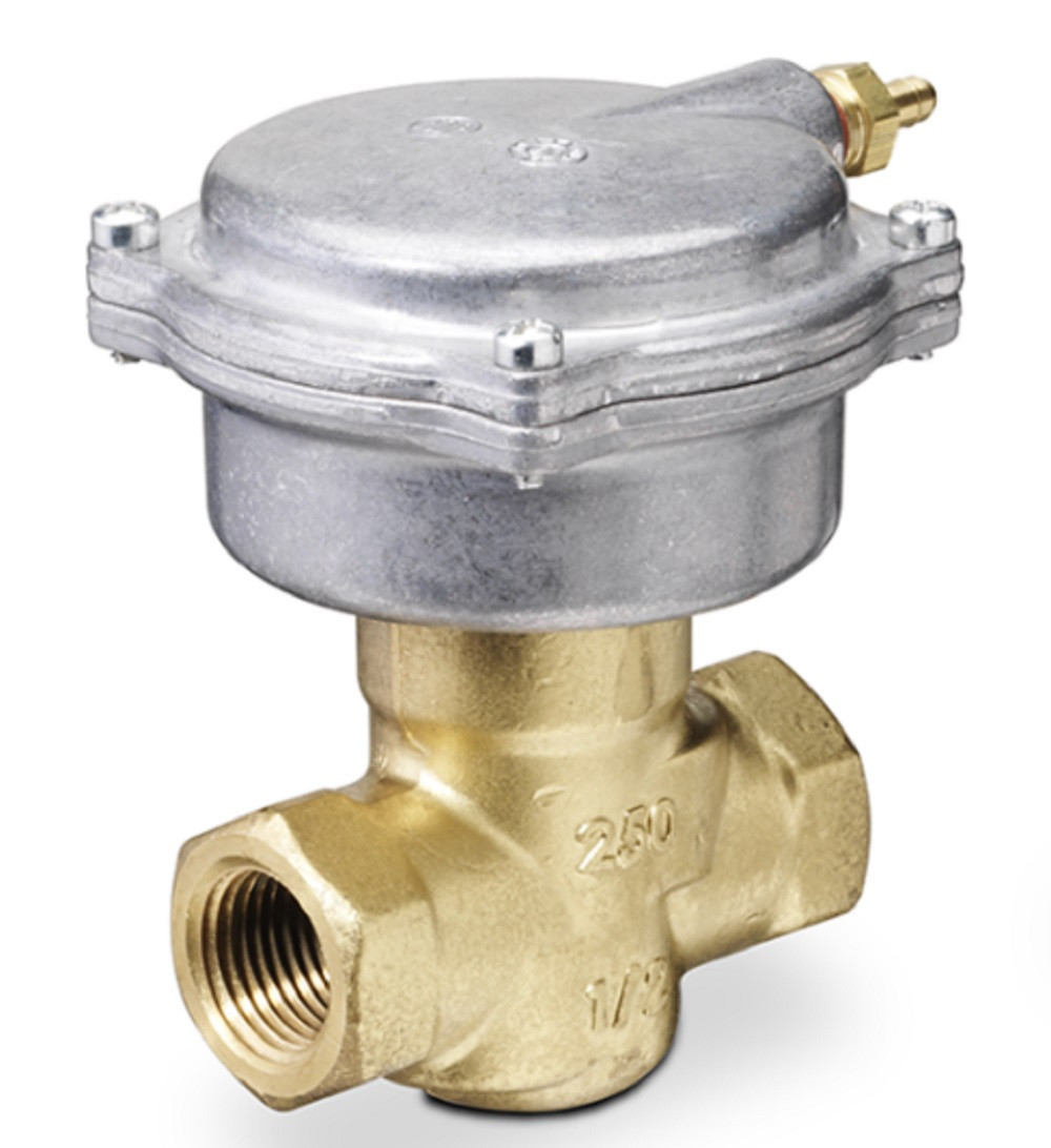 Siemens #257-02000B, 2-Way 1/2" Terminal Unit Valve, Cv 0.4, Normally Closed, FxF, NEW
