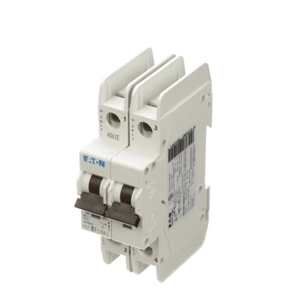 7 Amp, Moeller #FAZ-B7/2, 167487 Miniature Circuit Breaker, 2-Pole, B Curve, NEW