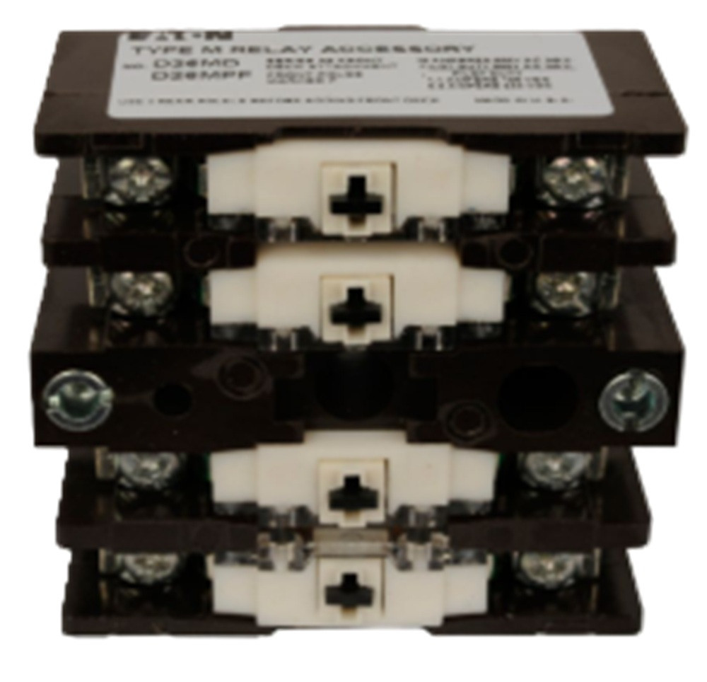 Eaton #D26MD10, Front Deck for D26 Series Relays, 1NO Contact, NEW