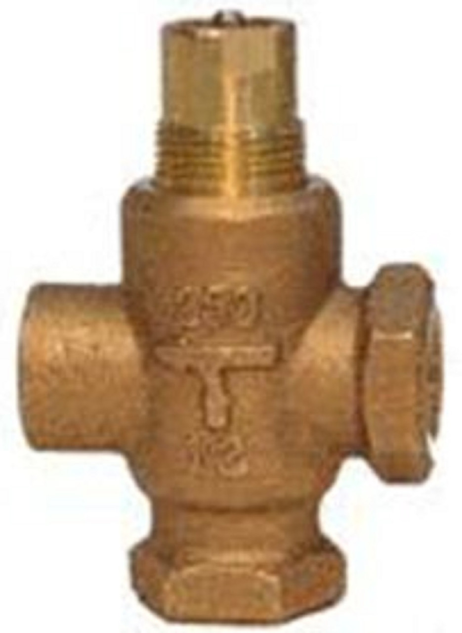 Siemens #599-01132, 3-Way 1/2" Zone Control Valve, Cv 0.4, Water Mix, F x F Conn, NEW