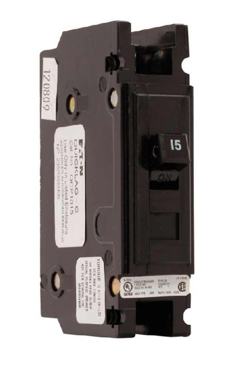 30 Amp, Eaton #QCP1030, Miniature Circuit Breaker, Type QCP, 1-Pole, 120/240 Volts, NEW