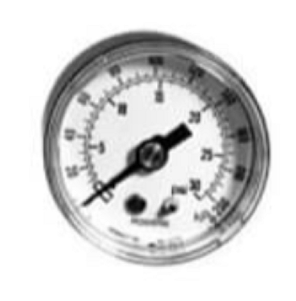 Siemens #142-0373, 1-1/2" Pressure Gauge, Back Connected, 0 to 30 psi, 1/8" NPT, NEW