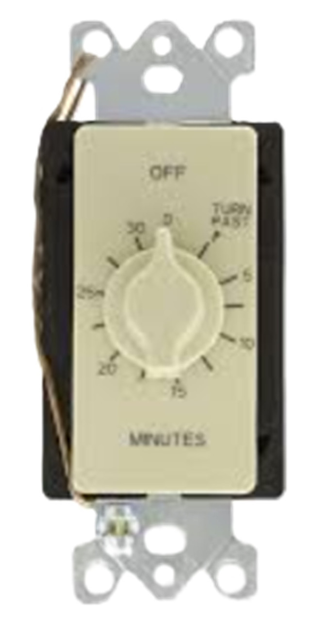 Tork #A530M, In-Wall Twist Timer, 30 Minute, Ivory Faceplate, NEW
