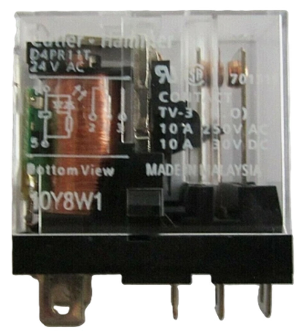 Eaton #D4PR11T, General Purpose Relay, 24 Volts Coil, SPDT, NEW