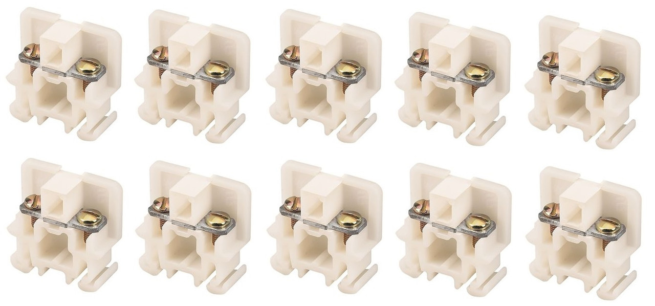 Allen-Bradley #1492-CD3, Terminal Block, White, 35A, 600 Volts AC/DC, 14mm, Pack of 10, NEW