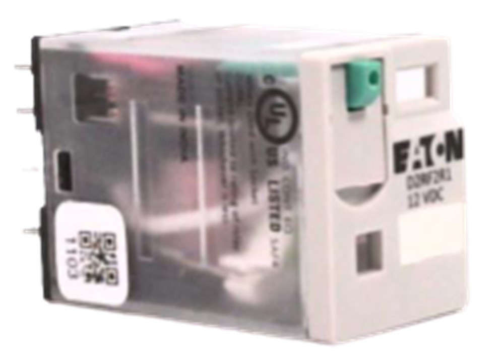 Eaton #D2RF2R1, General Purpose Relay, DPDT, 12A, 12 Volts DC Coil, NEW