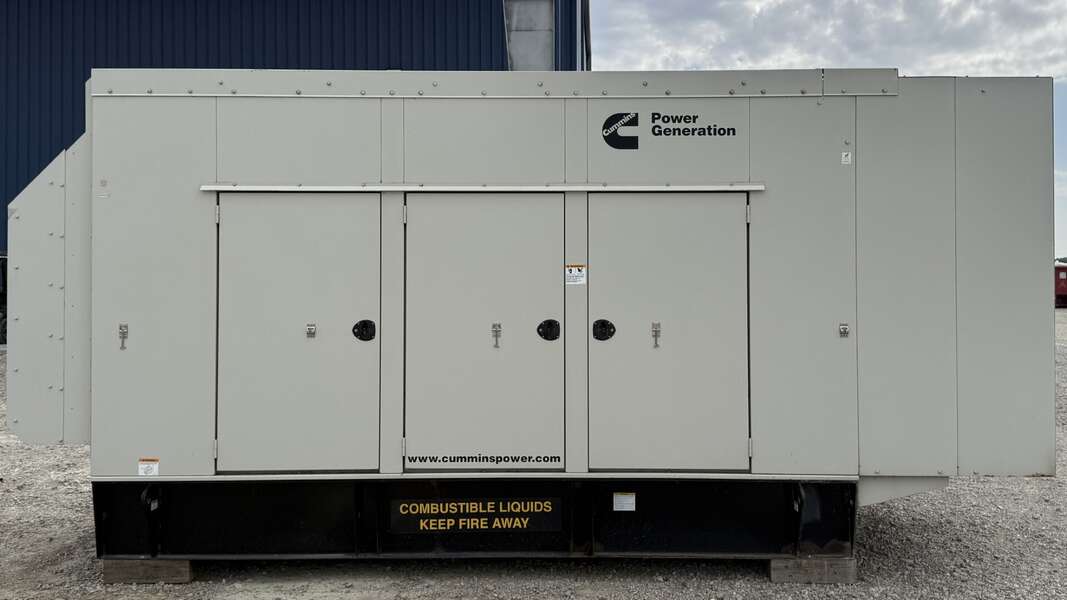 300 KW Cummins #DQHAB, diesel generator set, 277/480 Volts, 470 HP @ 1800 RPM, QSM11-G4 engine, 409 hours