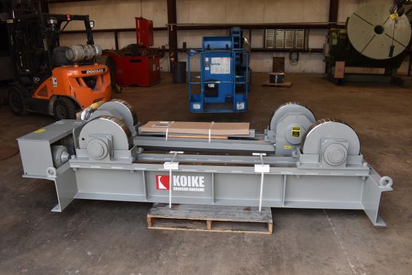 200 Ton, Koike Aronson #WSD200/WSI200, tank turning rolls, 400000 lb., 8"-18' diameter range, 20" steel