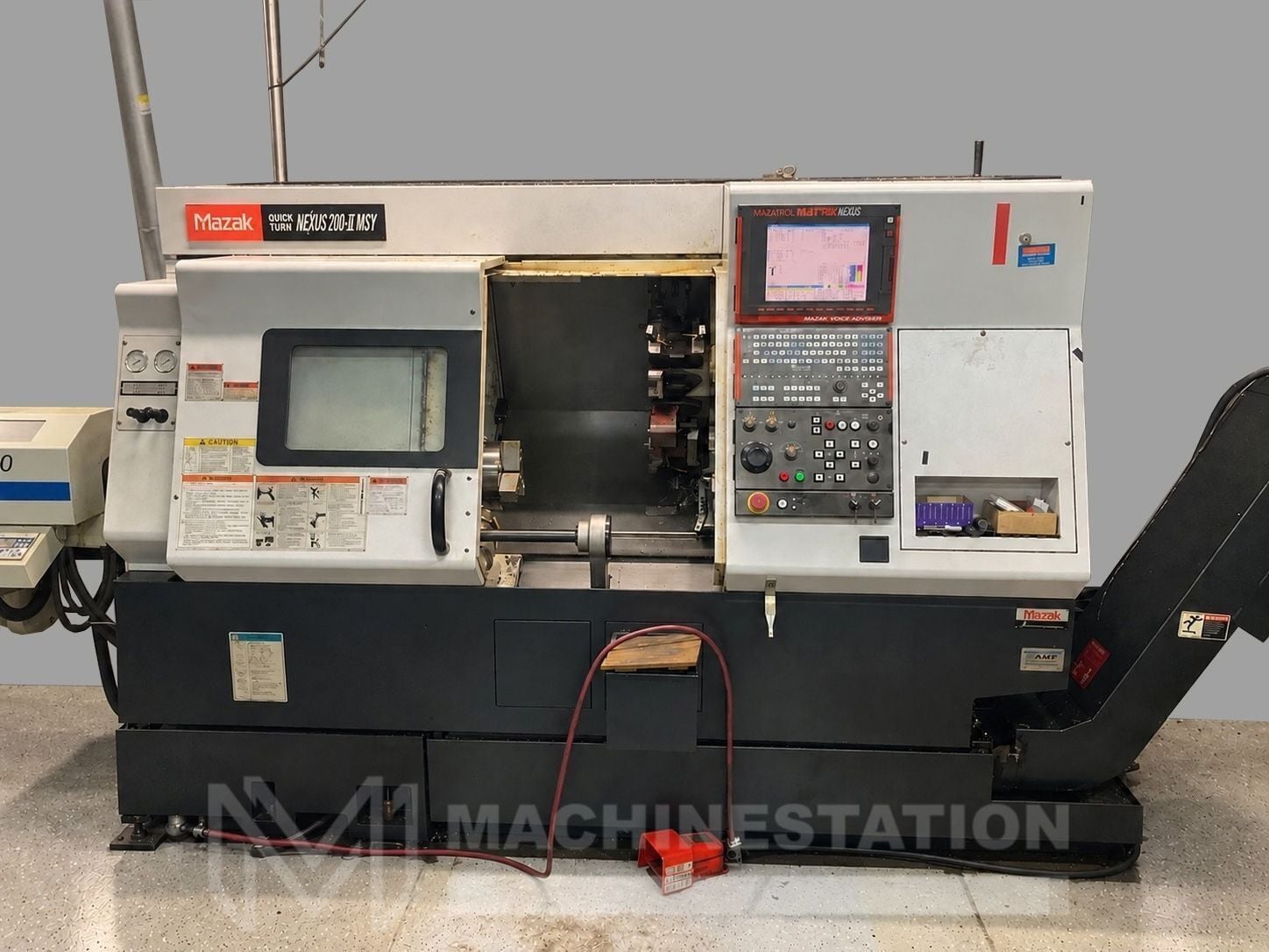 Mazak #Quick-Turn-Nexus-200-II-MSY, CNC turning center, Y-axis, sub spindle, 26.5" swing, 2.5" bar, 5000 RPM