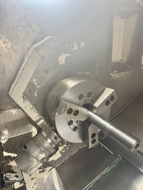 Mazak #QTN-250-II, CNC lathe, 24" swing, 10" chuck, 3" bar, 13.8" diameter, 38.7" length, A2-8, 4000 RPM, 35