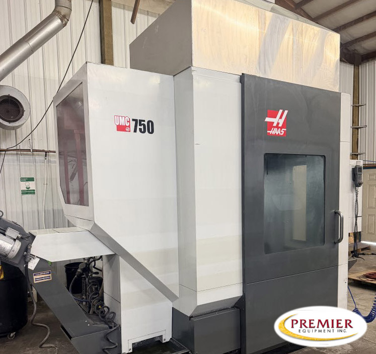 Haas #UMC-750, 5-Axis CNC vertical machining center, 30" X, 20" Y, 20" Z, 12000 RPM, 40 automatic tool