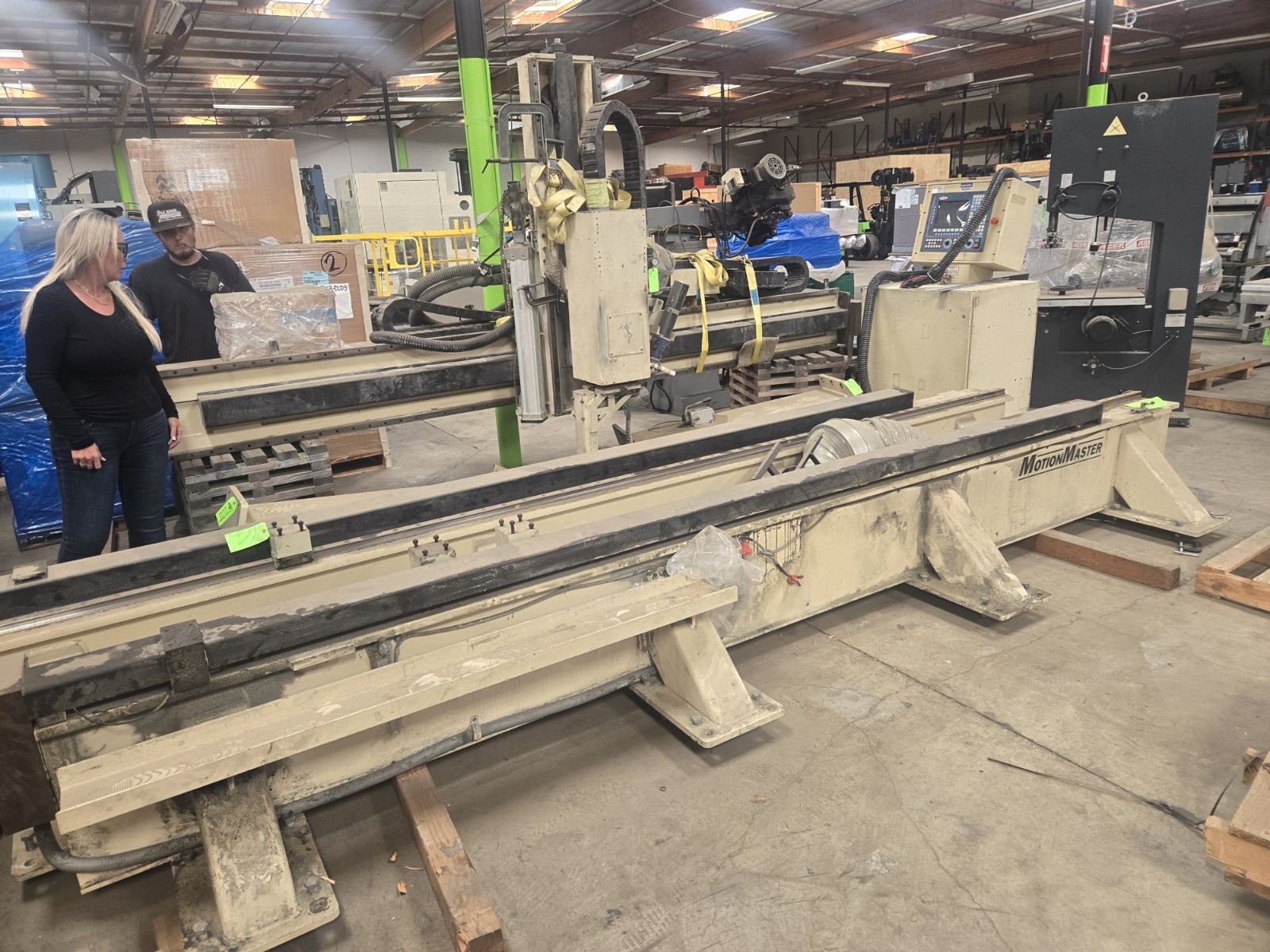 Motion Master, bridge type CNC router, 4-Axis, Fagor Control