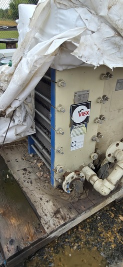 8 sq.ft., 400 psi, ViEX, plate heat exchanger, sweet, 2003