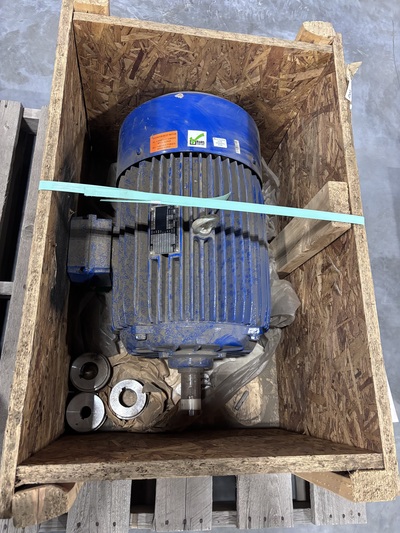 15 HP 1185 RPM Elektrim #20NFM-3-20-12, squirrel cage motor, TEFC, 230/460/575 Volts, 3-Ph., 50/60 Hz., IP55