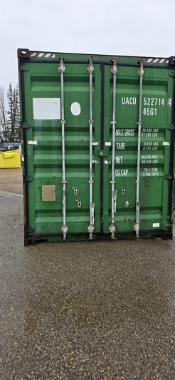 40' x 8' United Arab Shipping, Seacan Storage Building, skidded, 2007