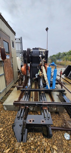 114 Lufkin #114-54-16, conventional pump jack, low mount, cement base, no driver
