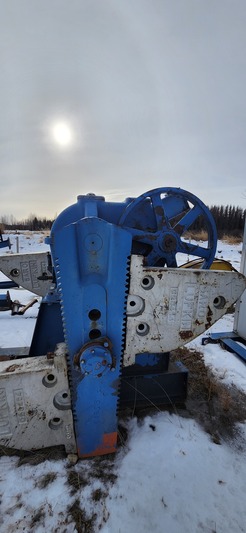 114 Lufkin #114D-143-64, pump jack, low mount, cement base, no driver