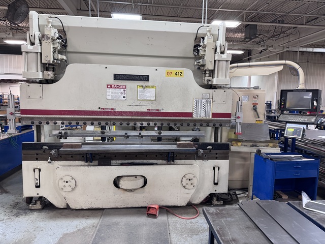 90 Ton, Cincinnati #90AF8, CNC Hydraulic Press Brake, 10' overall, 102.5" between housings, 8" stroke, 15"