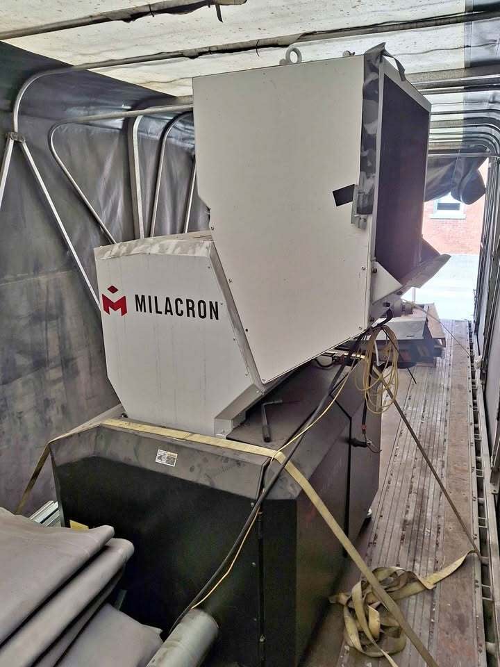 14" x 36" Milacron #MG-1436, Granulator, metal detector, 2020