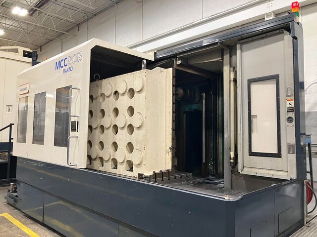 Makino #MCC-2013, CNC Horizontal Machining Center, 78.7" X, 53.1" Y, 39.4" Z, 86.6" x 39.4" table, 7.87" max.