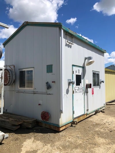 48" x 10' Bromley, horizontal slug catcher separator, 1440 psi, 100&deg;F, sight glass, instrument panel