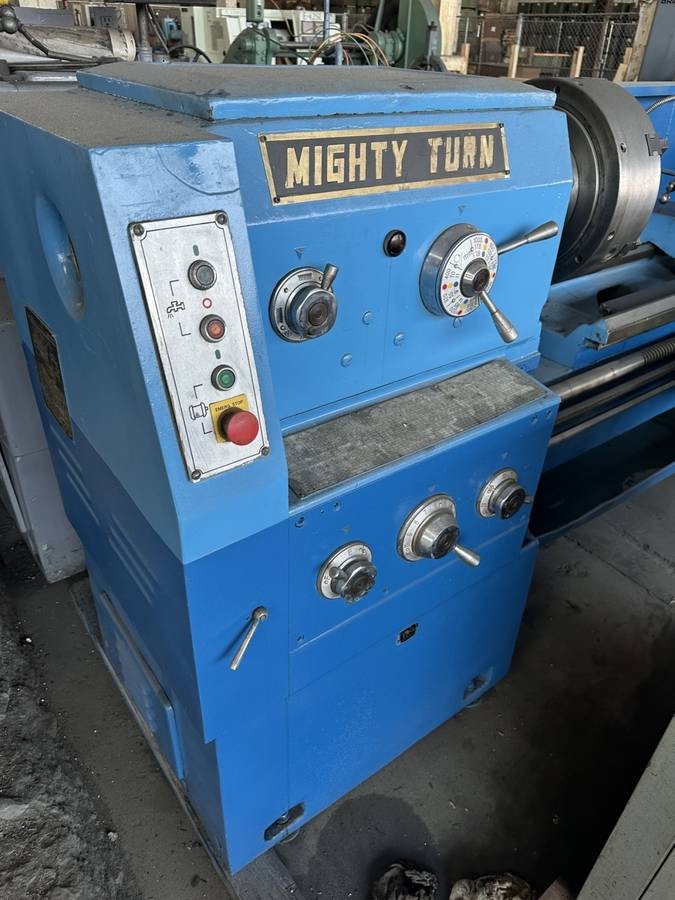 21" x 60" Mighty Turn, Engine Lathe, 3-1/8" spindle bore, tooling