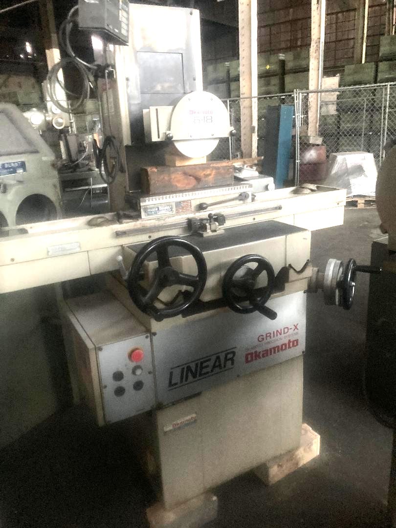 Okamoto #618, Surface Grinder, Sony digital read out, linear grind