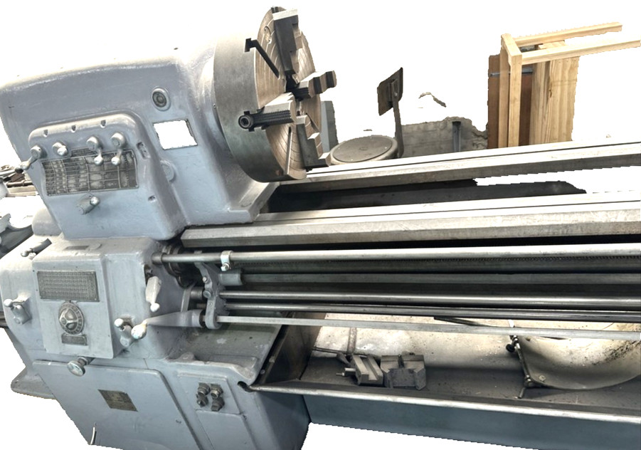 24" x 120" Monarch, Heavy Duty Engine Lathe, 18" 4-jaw chuck, 3PH