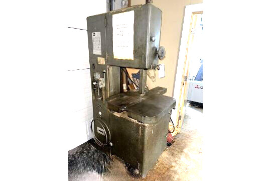 Grob #4V-24, Vertical Band Saw, blade welding system