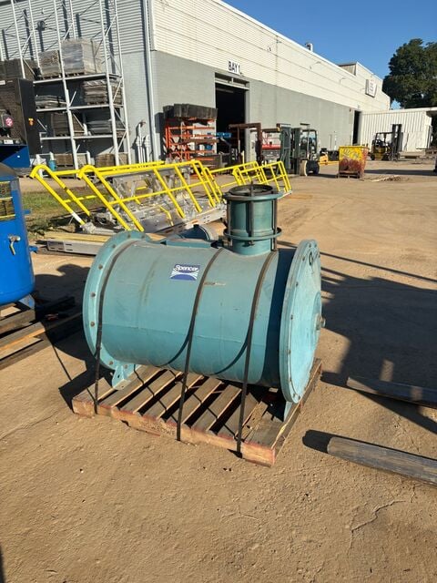 1500 CFM, Spencer #GH-2025-H-MOD, gas booster blower, 25 HP, 208 V., 3 Ph.