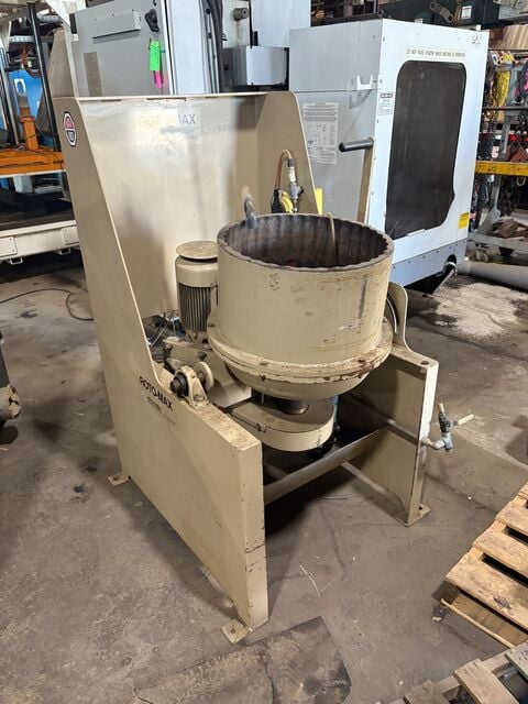 Roto-Finish #Roto-Max-RM-1N, centrifugal disc deburring finisher, 3 HP