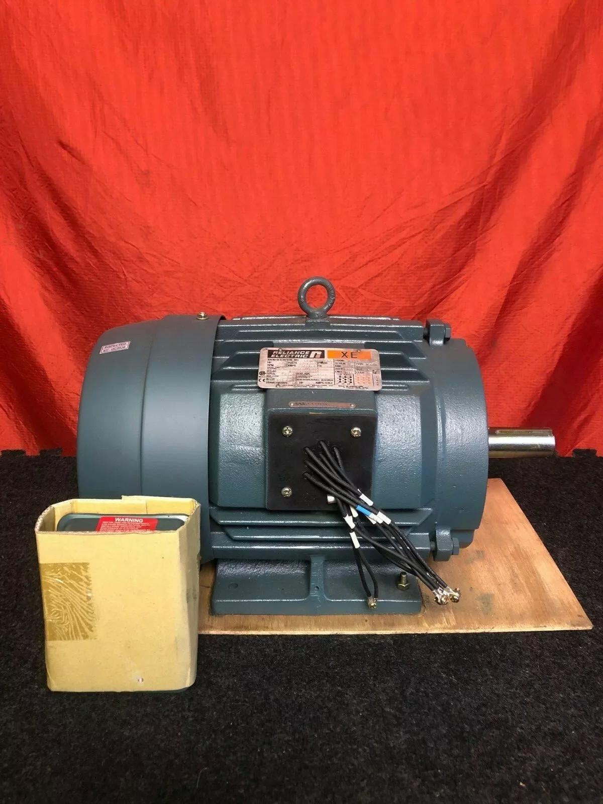 10 HP 3510 RPM Reliance Electric, Electric Motor, Frame 215T, 230/460 Volts, 3PH