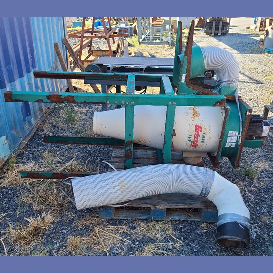 1654 cfm Grizzly #G0441, Cyclone Dust Collector, 2.57" static pressure, 8" diameter inlet, 15-1/2" diameter