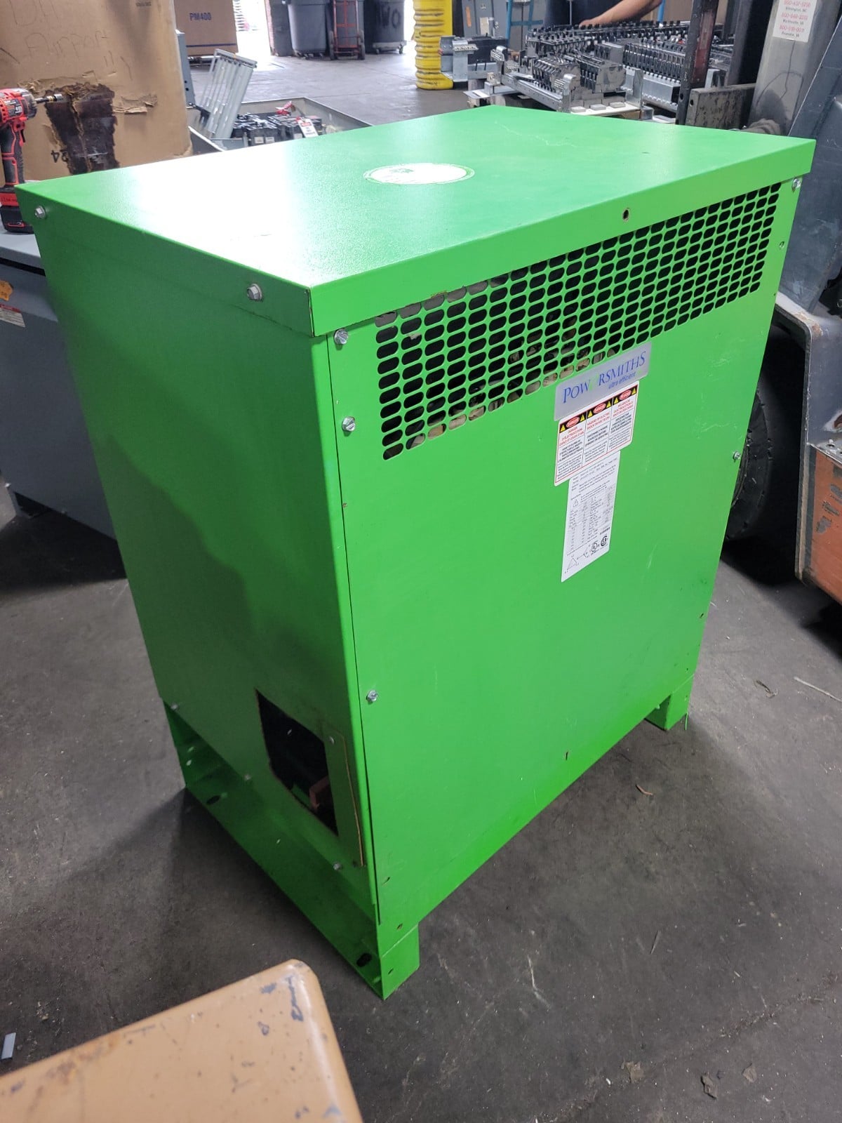 112.5 KVA 208 Primary, 208/120 Secondary, Powersmiths #209-003675-100-A00, ANN ESaver Transformer, 3 phase