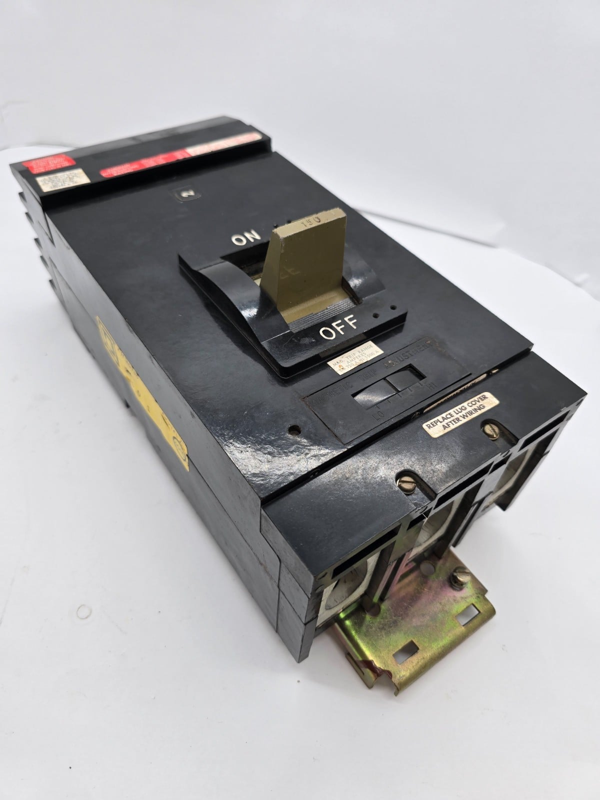 150 Amps, Square D #LH36150, LA I-Line Circuit Breaker, 3P, 600 VAC, 250 VDC, 25KA, w/ Mounting Hardware