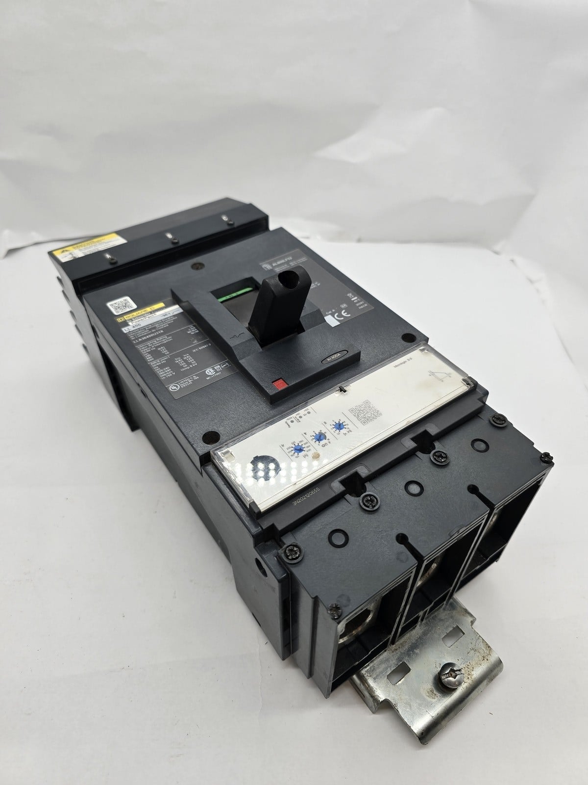 400 Amps, Square D #LLA36400U31X, I-Line Circuit Breaker, 3P, 600 VAC, 50/60 Hz., HACR Type