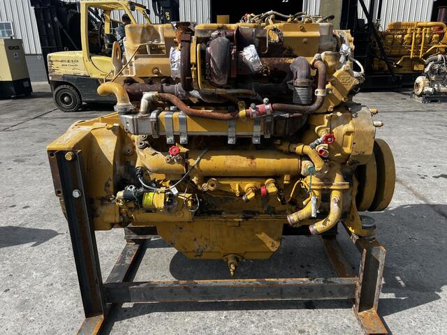 Caterpillar #C18, engine, takeout of 988K wheel loader, US EPA Tier 4