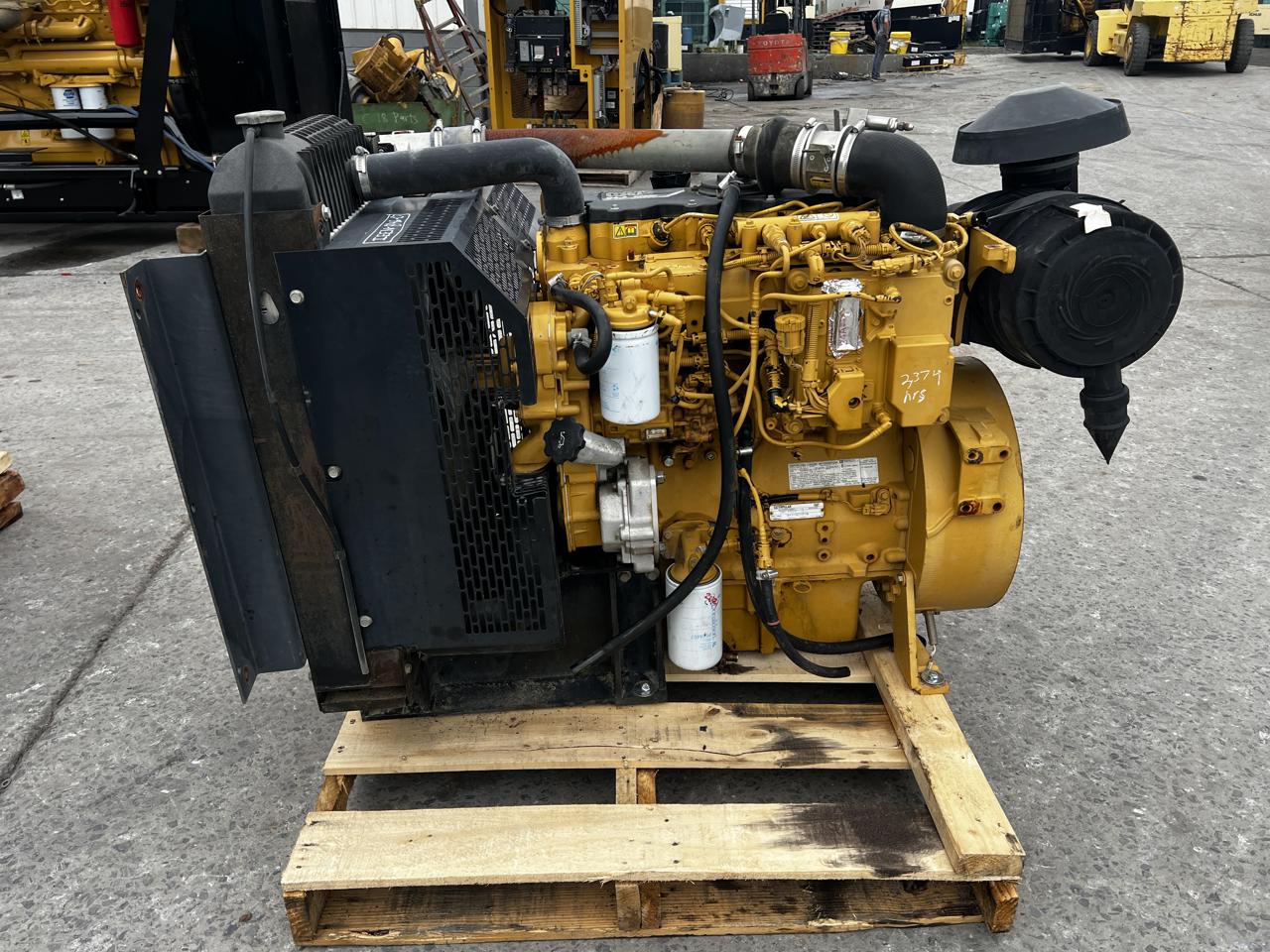 Caterpillar #C4.4, engine power unit, w/ radiator & air cleaner, US EPA Tier 3 pre-emission, 2008 (2