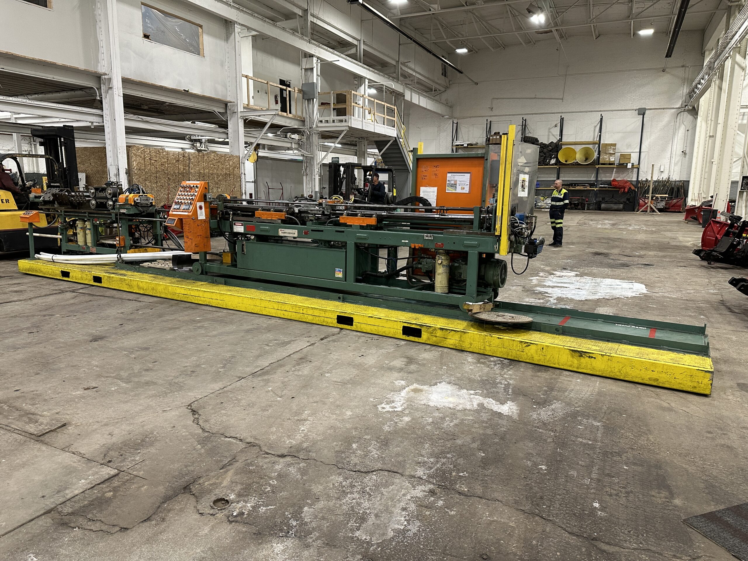 Burr Oak, hairpin bender, 9-120 bend length, right hand coil load, 6 tube design, 1996