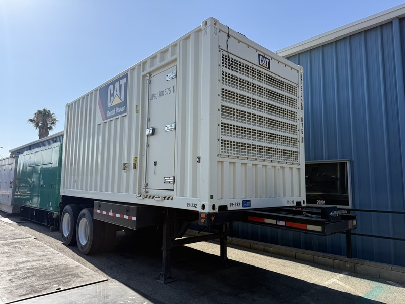 500 KW Caterpillar #XQ570, Rental Grade Power Module Tier 4 Final CARB Permit