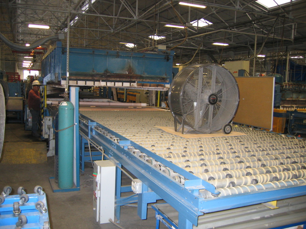 Tamglass, 96" tempering furnace
