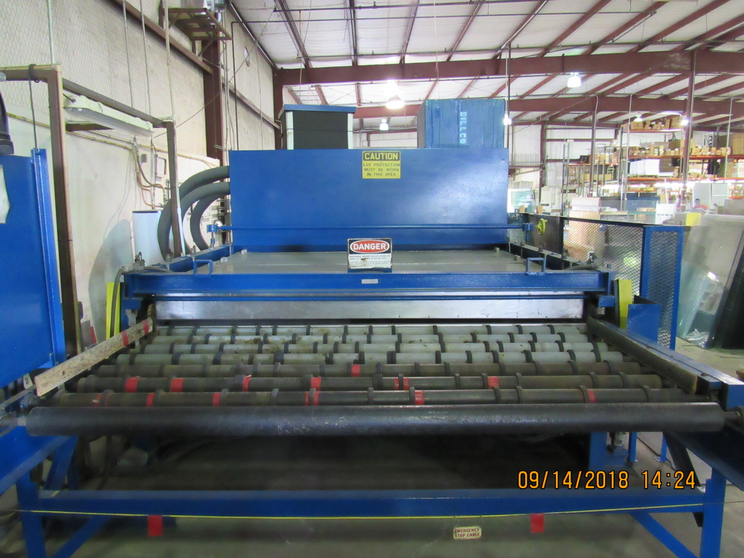 Billco, 96" 8 brush horizontal glass washer