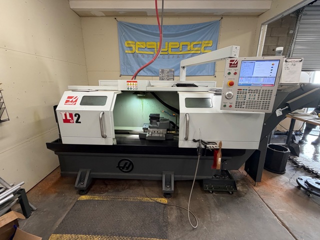 Haas #TL-2, CNC lathe, 16" swing, 48" turning length, 8" chuck, 2" bar, 10 HP, 2000 RPM, A2-5, tailstock, 2020