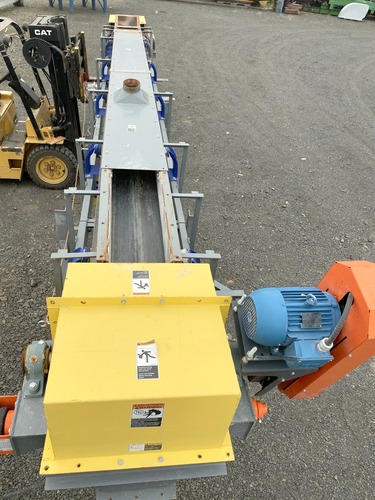 18" wide x 23' long, Thomas Conveyor, Belt Conveyor, 3 HP Weg motor, Falk reducer, 24.87:1 ratio, 230-460 V.