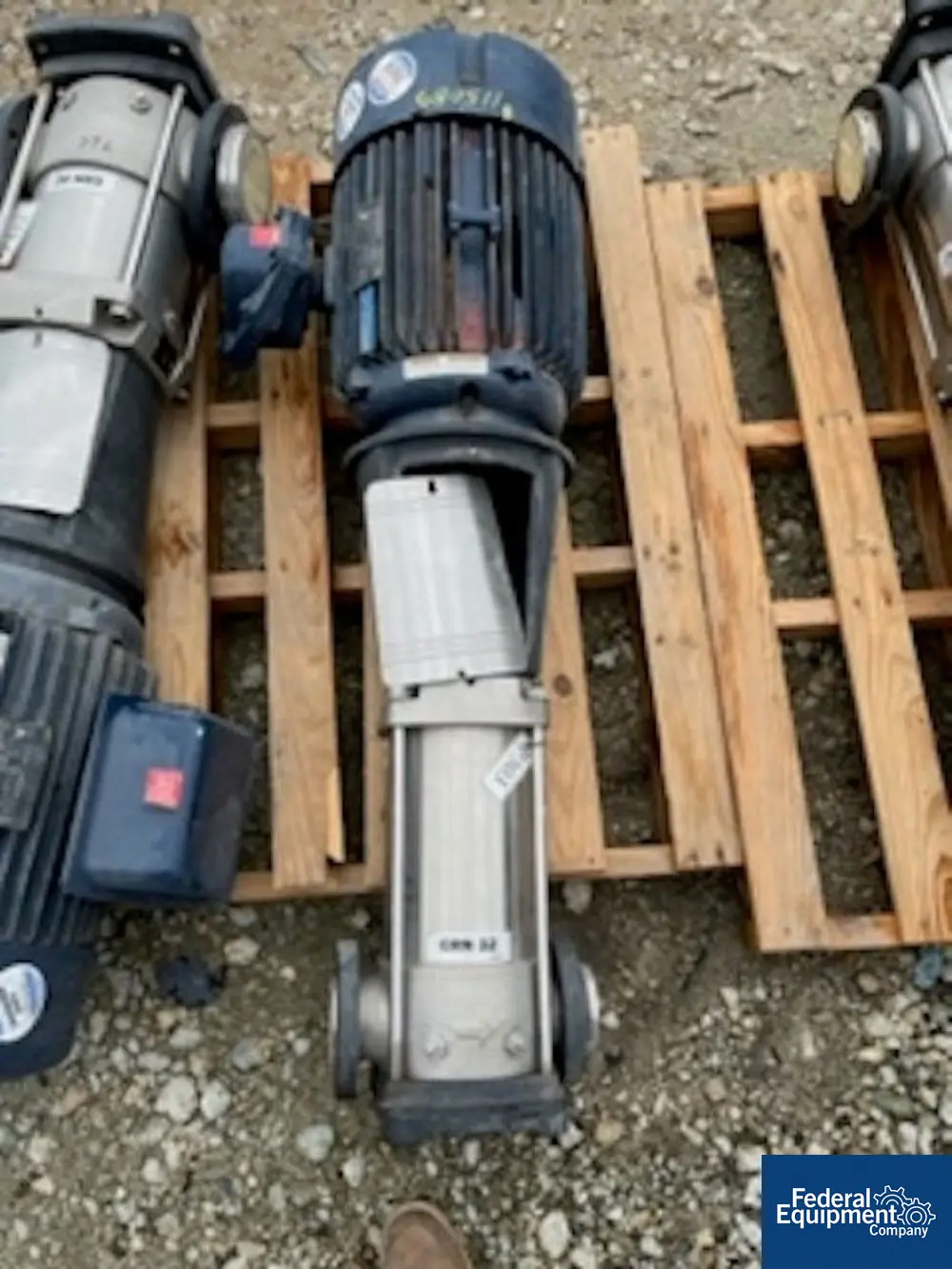 158 GPM @ 256' TDH, Grundfos #CRN32-4-2-A-G-G-E-HUUK, pump, 316 Stainless Steel, 15 HP, 230/460 V., counter
