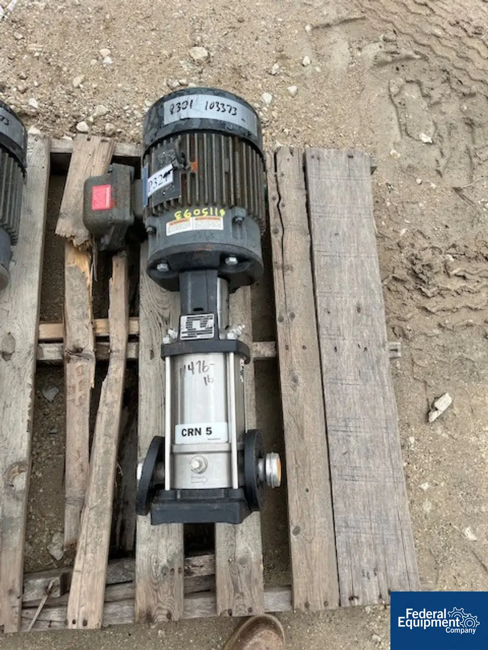30 GPM @ 165' TDH, Grundfos #CRN5-7-B-FGJ-G-E-HUUK, pump, 316 Stainless Steel, 2 HP, 230/460 V.