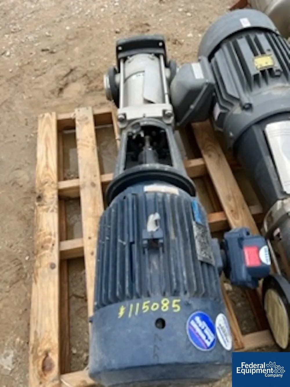 237 GPM @ 247' TDH, Grundfos #CRN45-3-2-A-G-G-E-HUUK, pump, 316 Stainless Steel, 20 HP, 230/460 V., counter